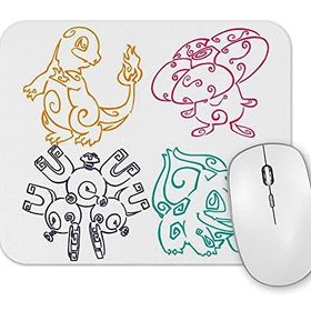 Baskı Dükkanı Balbazar Pokemon Go Pikachu Mouse Pad