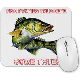 Baskı Dükkanı Balıkçı Balık 3 Mouse Pad
