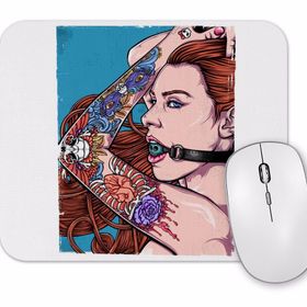 Baskı Dükkanı Ballgag 02 Mouse Pad