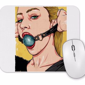 Baskı Dükkanı Ballgag Mouse Pad