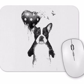 Baskı Dükkanı Balloon Dog Pug Köpek Mouse Pad
