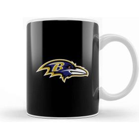Baskı Dükkanı Baltimore Ravens 8 Bit Kupa