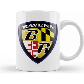 Baskı Dükkanı Baltimore Ravens Schedule Baltimore Ravens Shield 02 Kupa Bardak