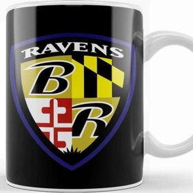 Baskı Dükkanı Baltimore Ravens Schedule Baltimore Ravens Shield Kupa Bardak