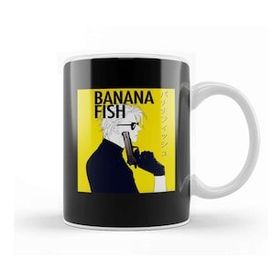 Baskı Dükkanı Banana Fish Ash Lynx Eiji Okumura Anime Kupa Bardak