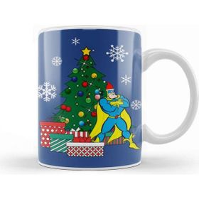 Baskı Dükkanı Bananaman Around the Christmas Tree Kupa Bardak