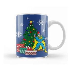 Baskı Dükkanı Bananaman Around the Christmas Tree Kupa Bardak