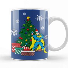 Baskı Dükkanı Bananaman Around the Christmas Tree Kupa Bardak