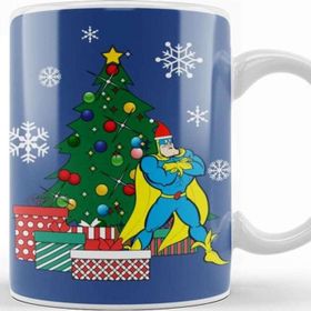 Baskı Dükkanı Bananaman Around the Christmas Tree Kupa Bardak