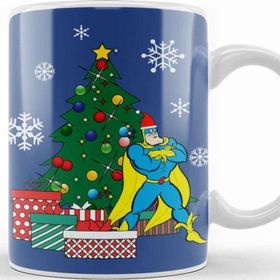 Baskı Dükkanı Bananaman Around the Christmas Tree Kupa Bardak