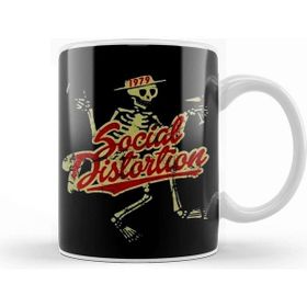 Baskı Dükkanı Band Vintage Social Old Rock Kupa
