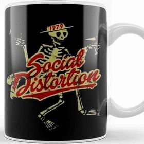 Baskı Dükkanı Band Vintage Social Old Rock Kupa