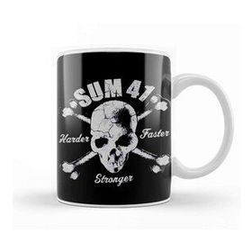 Baskı Dükkanı Band Vintage Sum 41 Harder Faster Kupa