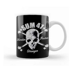 Baskı Dükkanı Band Vintage Sum 41 Harder Faster Kupa