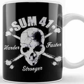 Baskı Dükkanı Band Vintage Sum 41 Harder Faster Kupa