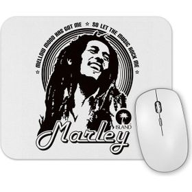 Baskı Dükkanı Bandeira Bob Marley Mouse Pad
