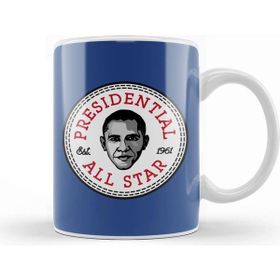 Baskı Dükkanı Barack Obama Presidential All Star Converse Logo Kupa
