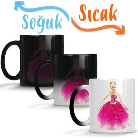 Baskı Dükkanı Barbie 03 Sihirli Porselen Kupa