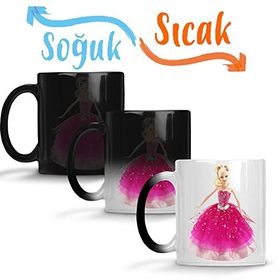 Baskı Dükkanı Barbie 03 Sihirli Porselen Kupa