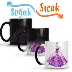 Baskı Dükkanı Barbie 04 Sihirli Porselen Kupa