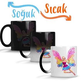 Baskı Dükkanı Barbie 05 Sihirli Porselen Kupa