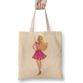 Baskı Dükkanı Barbie Bez Çanta