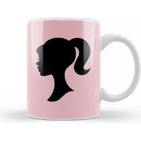 Baskı Dükkanı Barbie Head Logo Kupa