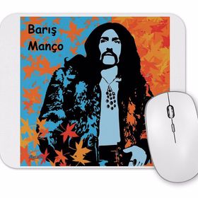Baskı Dükkanı Barış Manço 02 Mouse Pad