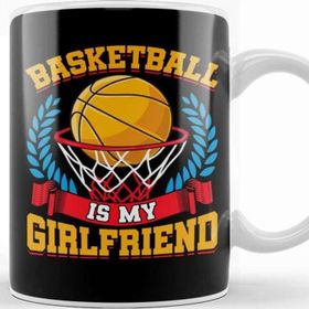 Baskı Dükkanı Basketball is My Girlfriend Funny Players Kupa