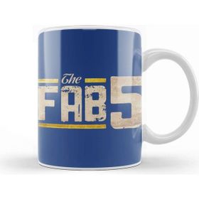 Baskı Dükkanı Basketball Team Logo Fab 5 Basket Ball Kupa