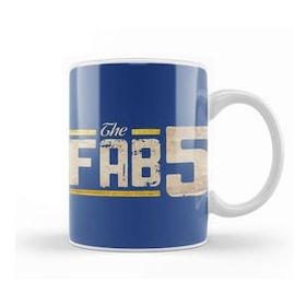 Baskı Dükkanı Basketball Team Logo Fab 5 Basket Ball Kupa