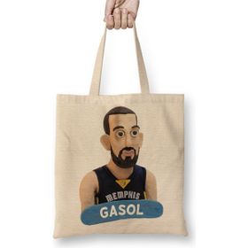 Baskı Dükkanı Basketbol Marc Gasol Bez Çanta