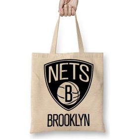 Baskı Dükkanı Basketbol Takımı Brooklyn Nets Bez Çanta