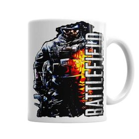 Baskı Dükkanı Battlefielde Battlefield Sihirli Porselen Kupa
