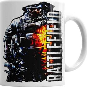 Baskı Dükkanı Battlefielde Battlefield Sihirli Porselen Kupa