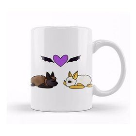 Baskı Dükkanı Batty Love Bats 01 Kupa