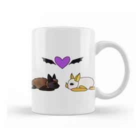 Baskı Dükkanı Batty Love Bats 01 Kupa