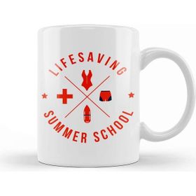 Baskı Dükkanı Baywatch Lifesaving Summer School Kupa
