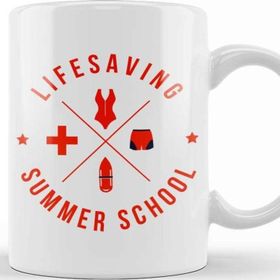 Baskı Dükkanı Baywatch Lifesaving Summer School Kupa