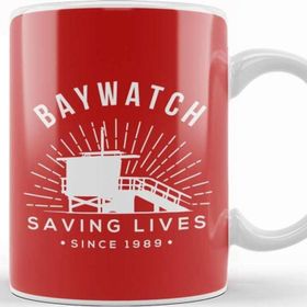 Baskı Dükkanı Baywatch Saving Lives Since 1989 Kupa