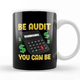 Baskı Dükkanı Be Audit You Can Be Funny Accountant Auditor Pun Kupa
