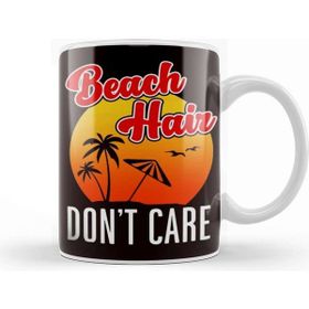 Baskı Dükkanı Beach Hair Island Summer Travel Vacation Ocean Sunbathing Kupa