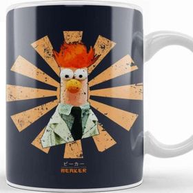 Baskı Dükkanı Beaker Retro Japanese Muppets Kupa