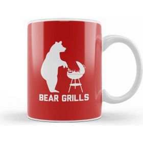 Baskı Dükkanı Bear Grills Pun Kupa