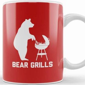 Baskı Dükkanı Bear Grills Pun Kupa