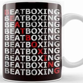 Baskı Dükkanı Beatboxing Music Sound Rap Hiphop Beatboxer Dj Gift Kupa
