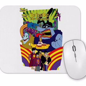 Baskı Dükkanı Beatles Yellow Submarine Mouse Pad