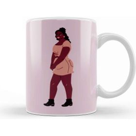 Baskı Dükkanı Beautiful Black Woman Kupa