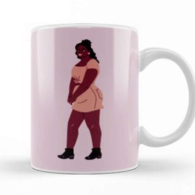 Baskı Dükkanı Beautiful Black Woman Kupa