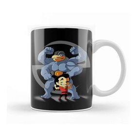 Baskı Dükkanı Beauty And The Beast Muscular Trainer Kupa